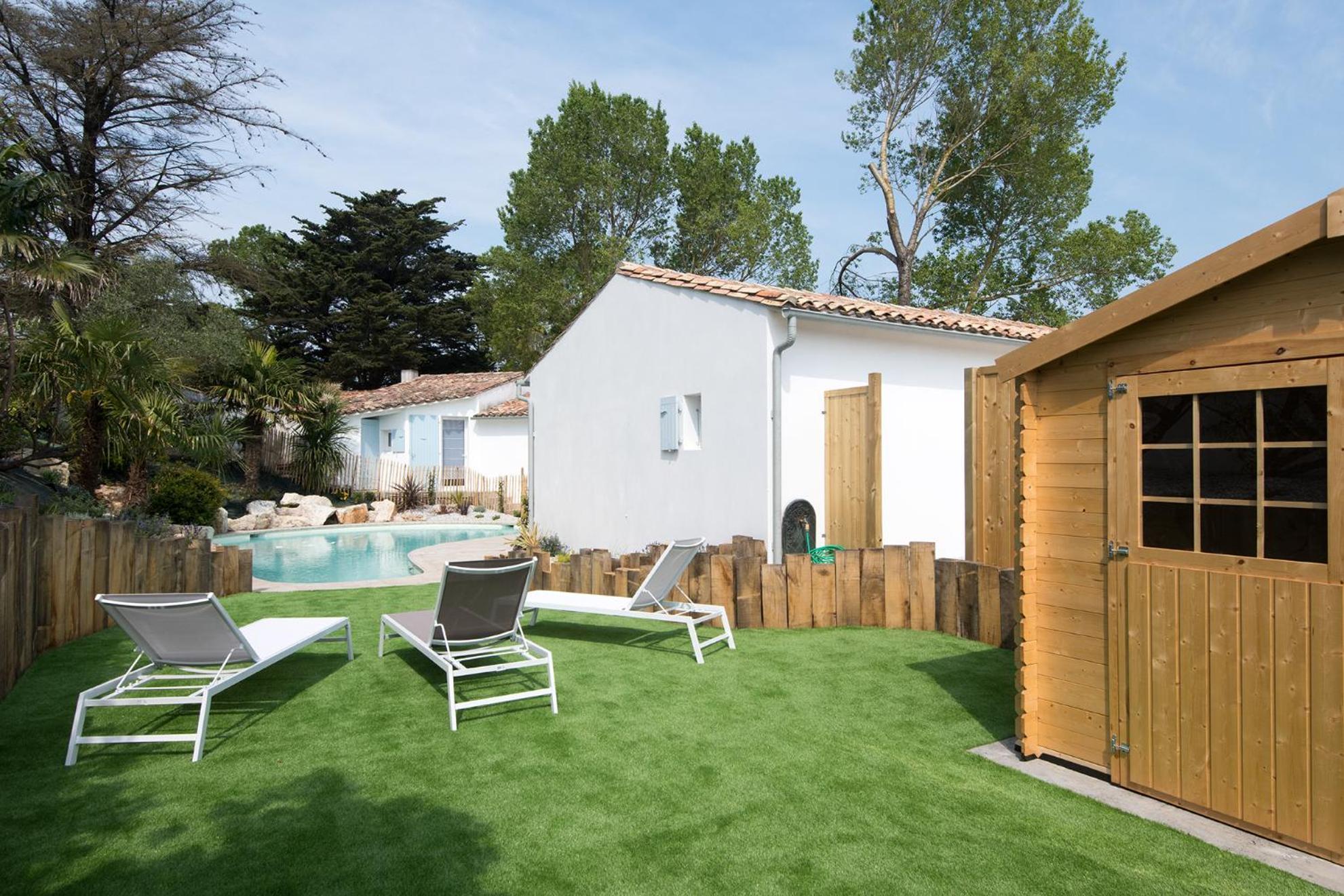 Tres Belle Villa Avec Piscine Le Bois-Plage-en-Ré Zewnętrze zdjęcie